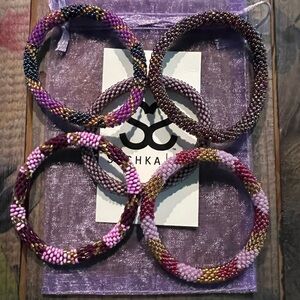 Sashka Co Beaded Bracelets Set of 5 B13